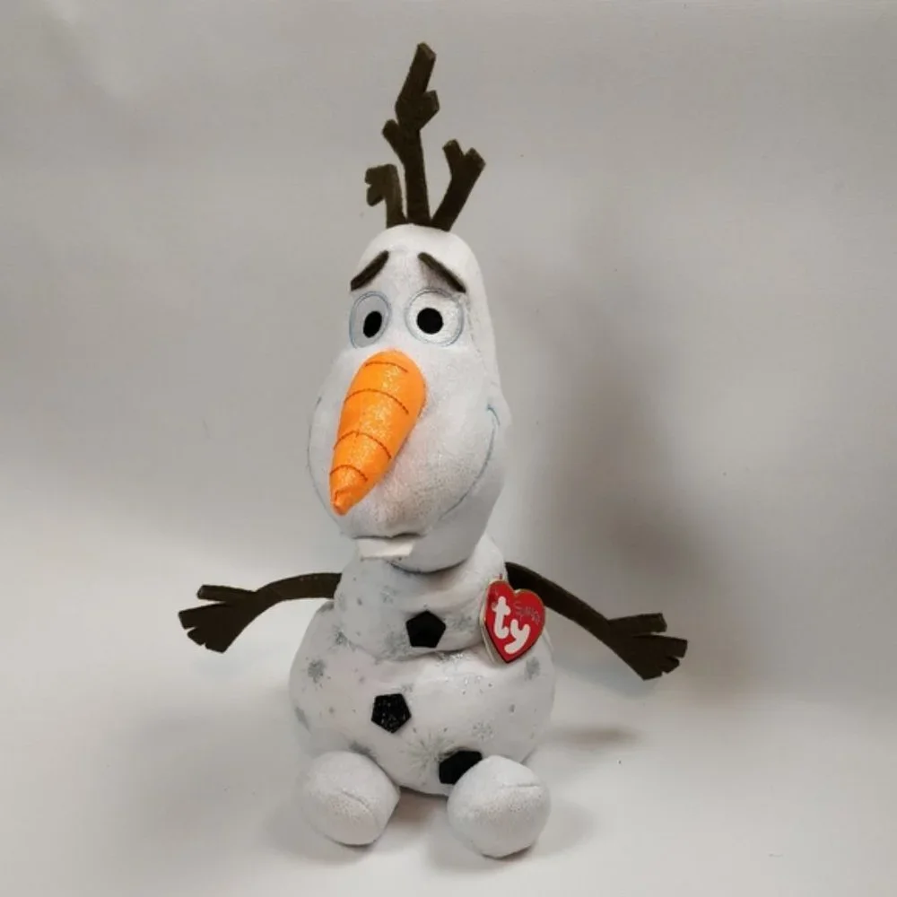 FREE* Ty Sparkle Frozen 2 Olaf Beanie Babies Stuffed Animals